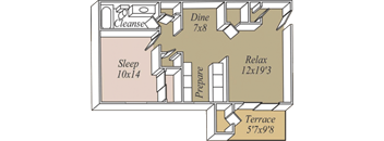Birdcage Village - Pelican floorplan