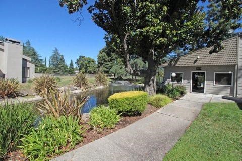 Walkway up to Front Office