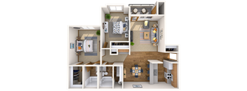 Hilby Station - 2 Beds, 2 Baths Spruce (B)