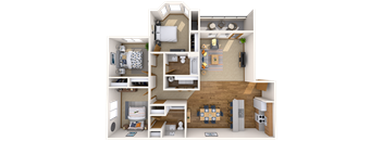 Hilby Station Douglas fir - 3 beds, 2 baths