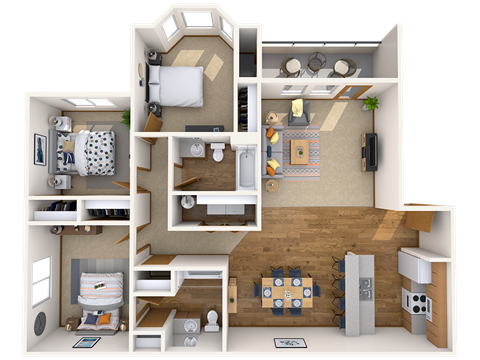 Hilby Station Douglas fir - 3 beds, 2 baths