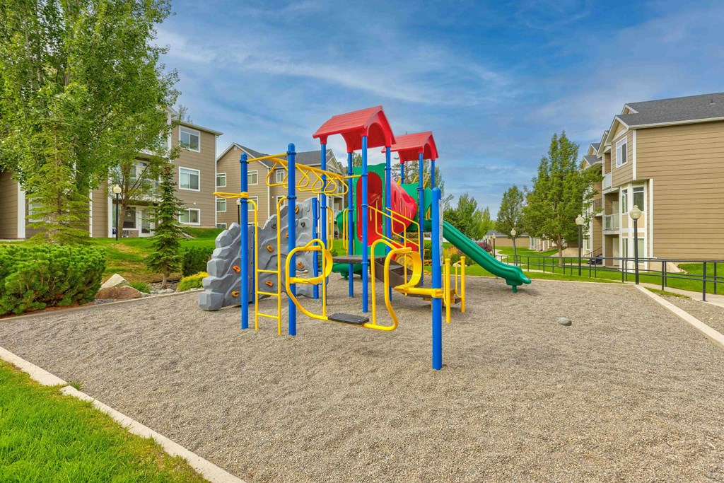 our apartments have a playground for kids to play