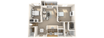 Chestnut - 2 Bedrooms, 2 Bathrooms