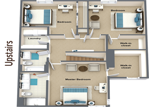 a drawing of a floor plan of a house
