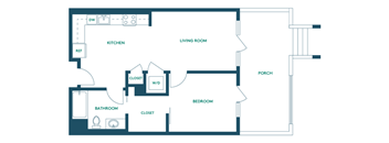 1Bed/1Bath - Signature