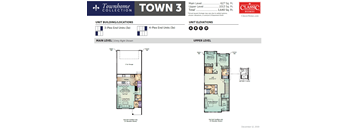 a typical floor plan of a town 3 bedroom house