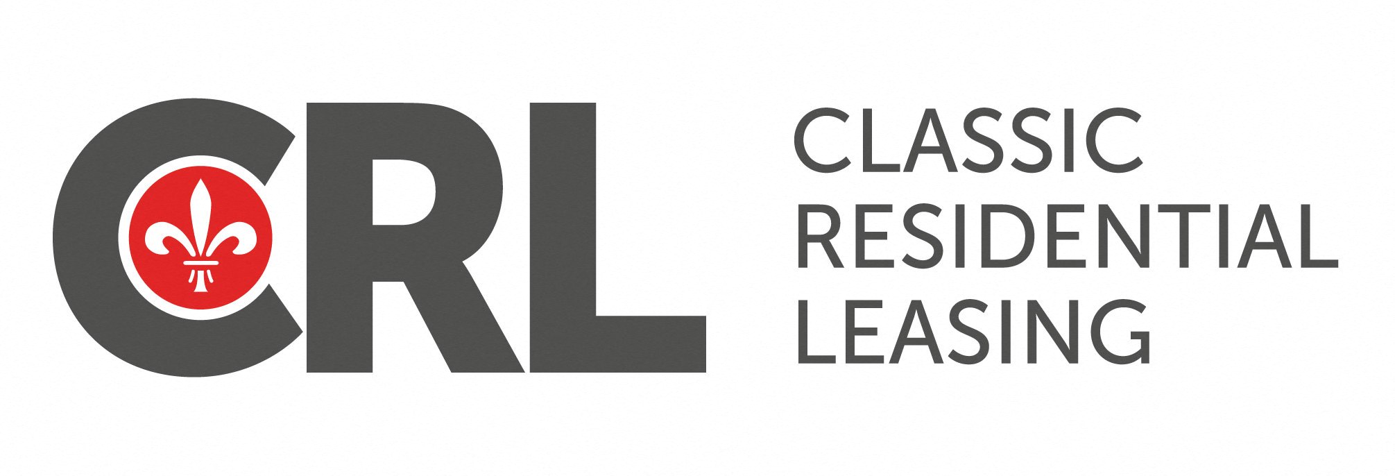 the logo for a classically residential leasing company with the words rl classic residential