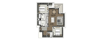 2 Bedroom Loft Apartment  at Franklin Square Apartments/Townhomes, New Freedom, PA, 17349