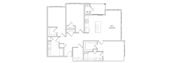 3 Bedroom Floor Plan at Cambria Place, Pennsylvania