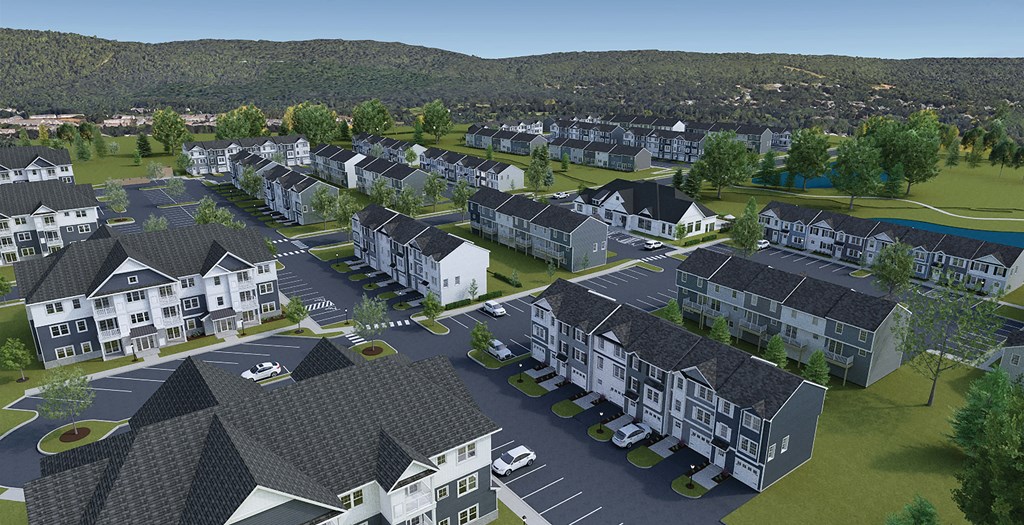 overview of terraces at maplewood