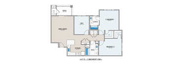 2 bedroom with den  at Wynfield, York, PA, 17403
