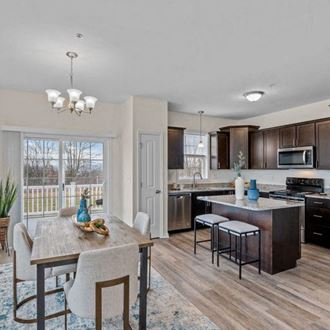 Dining And Living Room at Terraces of Shepherdstown, Pennsylvania