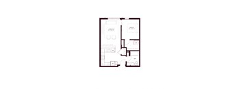 floor plan of the first floor of an l shaped floor plan house