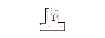 floor plan of the upper level of the house
