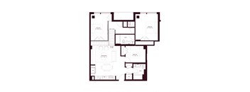 floor plan of the 4 bedroom floor plan villa ebenezer ii