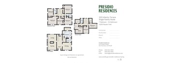 A floor plan for a 333 Infantry Terrace Single Family Home with 7 bedrooms and 4 1/2 bathrooms.