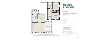3 Bedroom 1.25 Bathroom