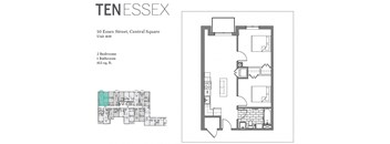 a floor plan of a house
