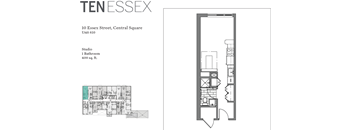 the floor plan of ten see