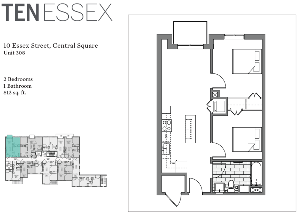 a floor plan of a bedroom apartment