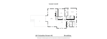 a floor plan of 16 columbia street 2