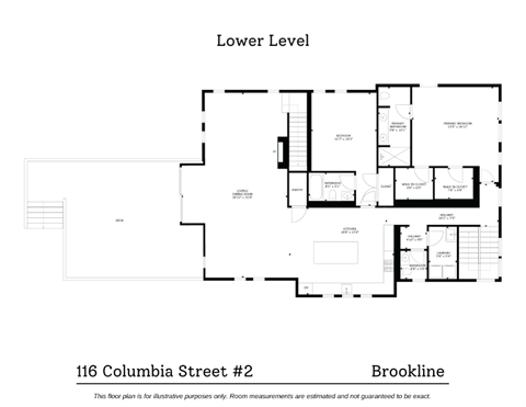 a floor plan of 16 columbia street 2
