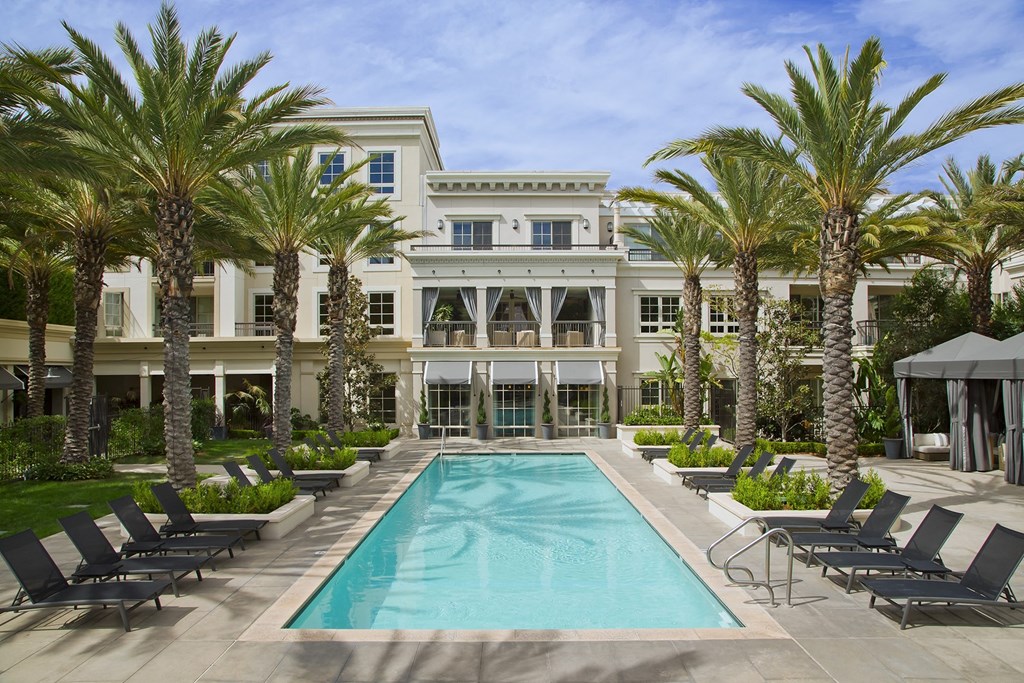 Lush Pool and Spa