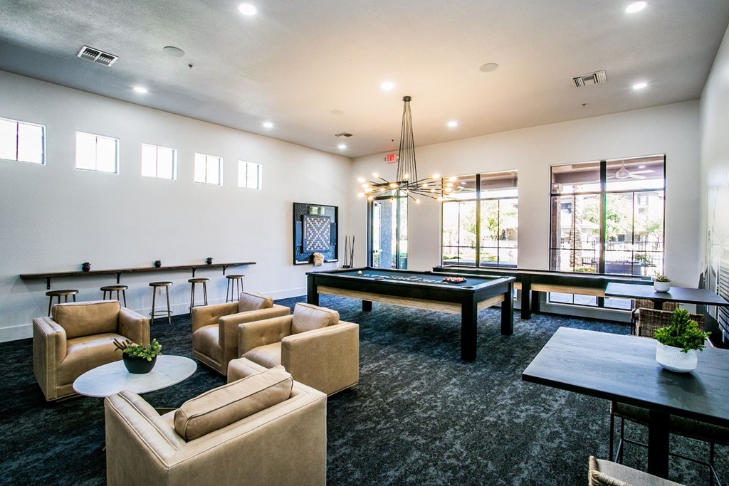 The Presley at Whitney Ranch Clubhouse with Billiards Table