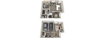 2 Bed 2.5 Bath B Loft Renovated