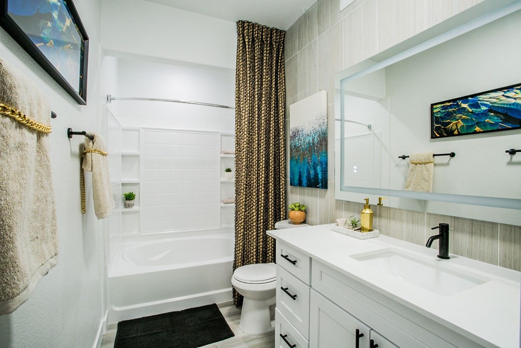 The Presley at Whitney Ranch Model Bathroom