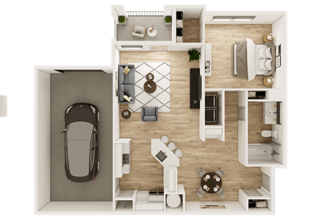 A1G - 3D Floor Plan
