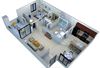 San Portella Apartments 1 Bedroom 1 Bath Floor Plans 1B Tempe, Arizona San Portella Apartments 1 Bedroom 1 Bath Floor Plans 1B Tempe, Arizona