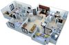 San Portella Apartments 3 Bedroom 3 Bath Floor Plans Tempe, Arizona San Portella Apartments 3 Bedroom 3 Bath Floor Plans Tempe, Arizona