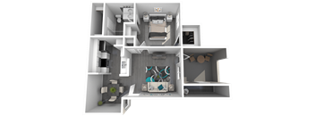 Lazo Apartments Anderson Floor Plan
