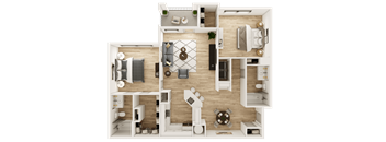 B1- 3D Floor Plan