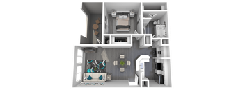 Lazo Apartments Basha Floor Plan