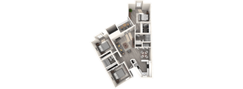 Brentwood Oaks C1 Floor Plan