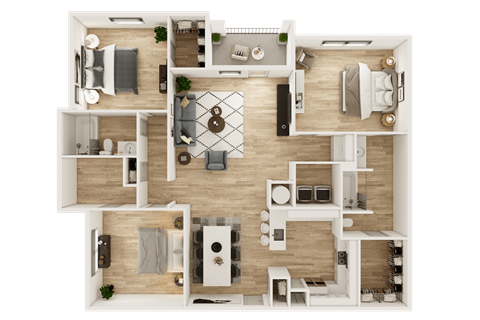 C1 - 3D Floor Plan