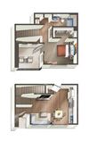 Vive on the Park One Bedroom One Bath R Floor Plan San Diego, California Vive on the Park One Bedroom One Bath R Floor Plan San Diego, California