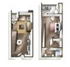Vive on the Park One Bedroom One Bath S Floor Plan San Diego, California Vive on the Park One Bedroom One Bath S Floor Plan San Diego, California