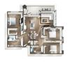Vive on the Park Three Bed Three Bath Floor Plan San Diego, California Vive on the Park Three Bed Three Bath Floor Plan San Diego, California