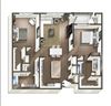 Vive on the Park Two Bed Two Bath I Floor Plan San Diego, California Vive on the Park Two Bed Two Bath I Floor Plan San Diego, California