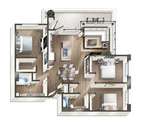 a drawing of a floor plan of a house
