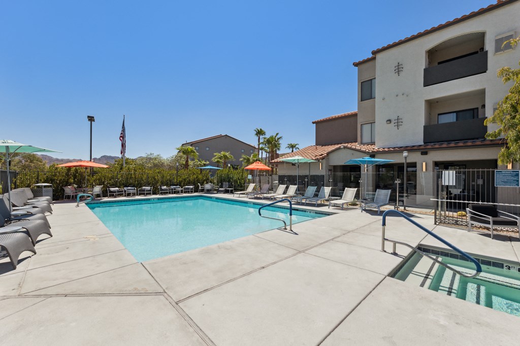 the swimming pool at colton apartments in nevada