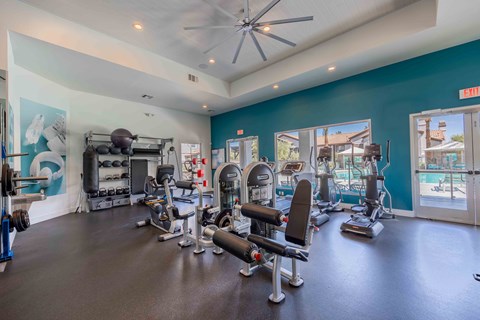 the gym at the enclave at photo