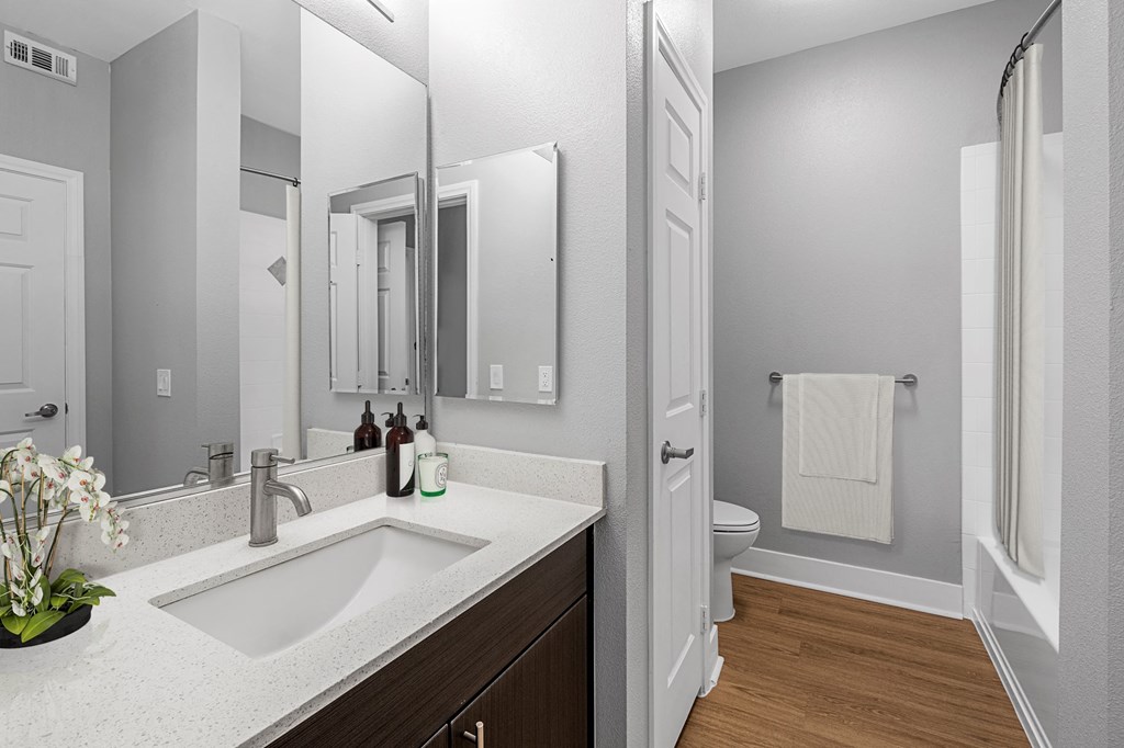 Cyan at Green Valley Apartments Model Bathroom