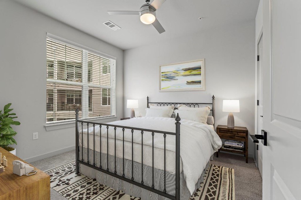 Talus Flats Apartments Model Bedroom