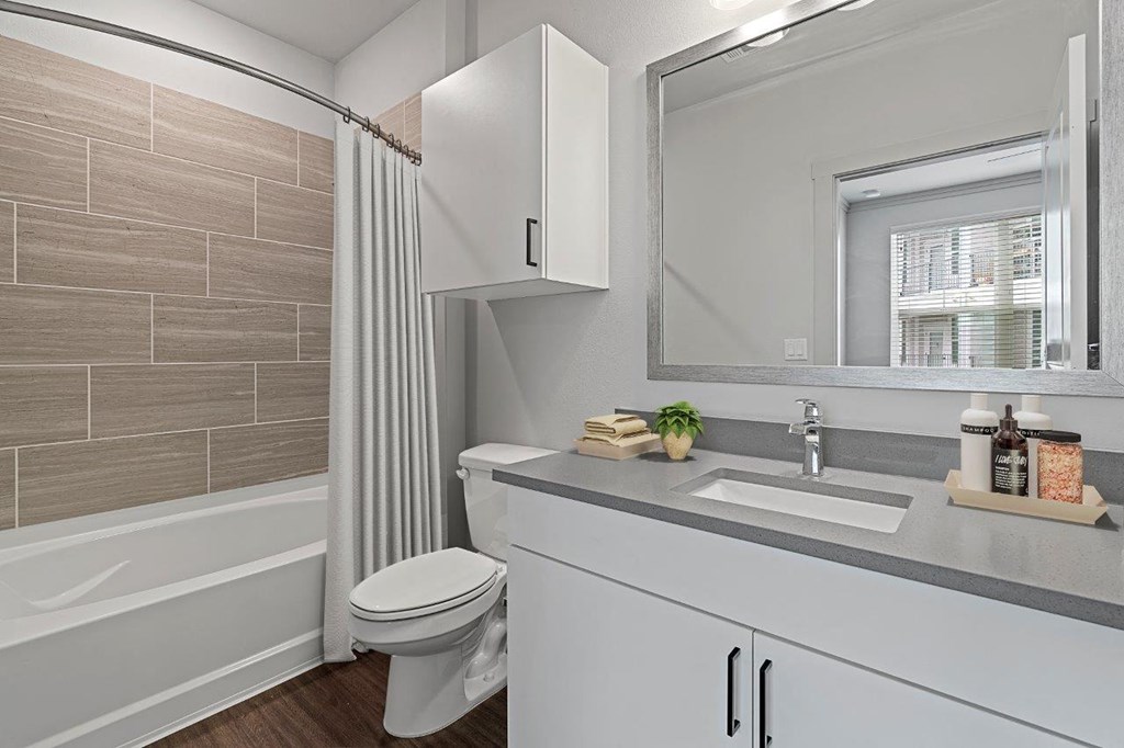 Talus Flats Apartments Model Bathroom