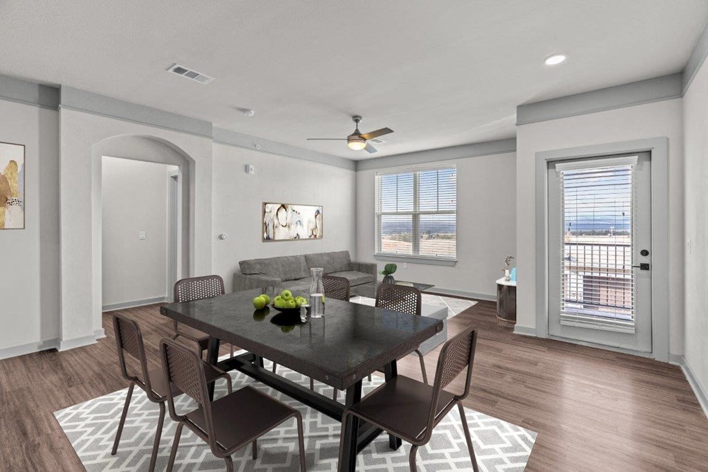 The Zeb Apartments Model Dining Area