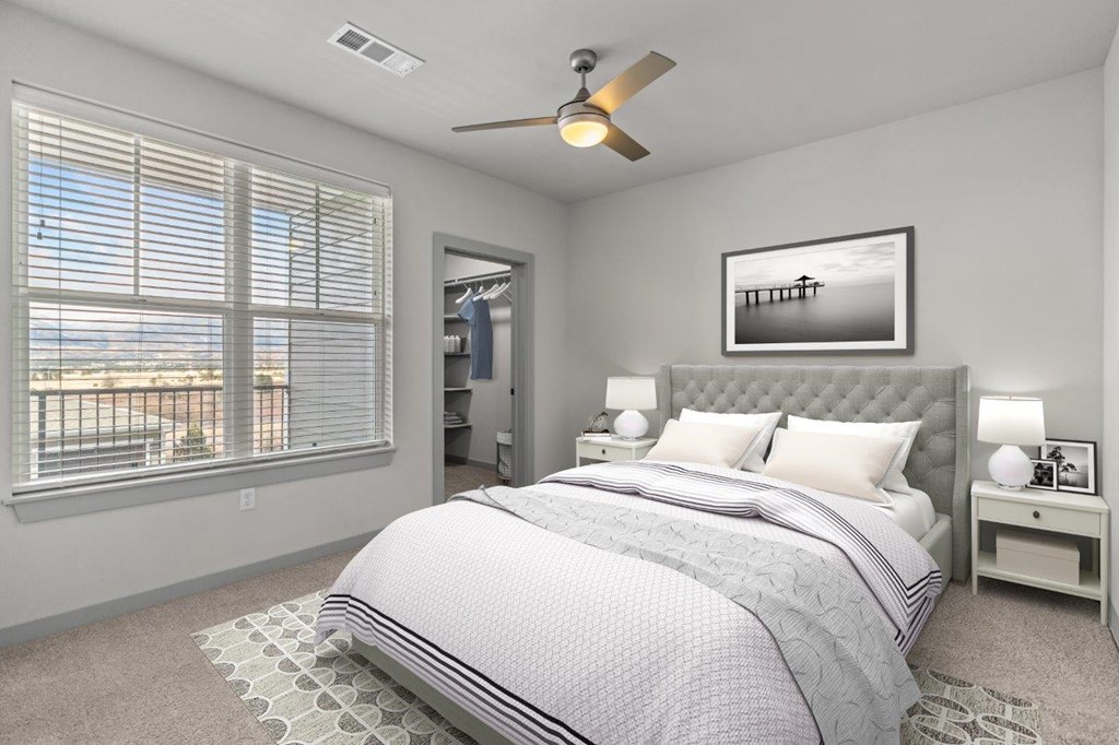 The Zeb Apartments Model Bedroom